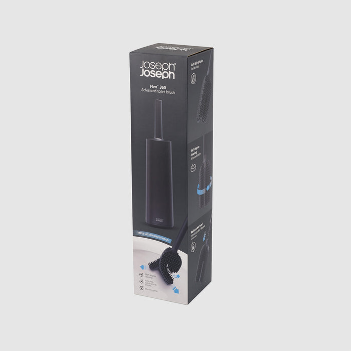 Joseph Joseph Flex 360 Lite Toilet Brush - Black