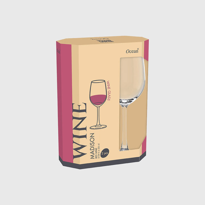 Ocean Glass Eco Madison Red Wine Glass 425ml - Set 2 - LX2001 - Homewares, Outdoor, Phone Accessories, Cases, Speakers, Headphones + More -