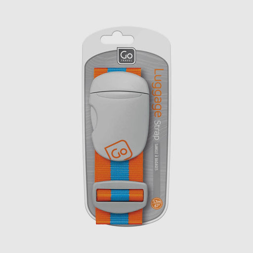 Go Travel Luggage Strap (Blue/Orange)