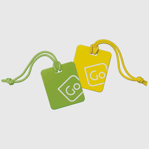 Go Travel Tag Me Luggage Tag 2 Pk Yellow/Green