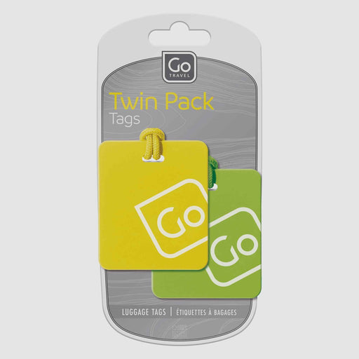 Go Travel Tag Me Luggage Tag 2 Pk Yellow/Green