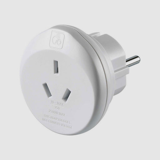 Go Travel Outbound Euro Travel Adaptor (5/100)