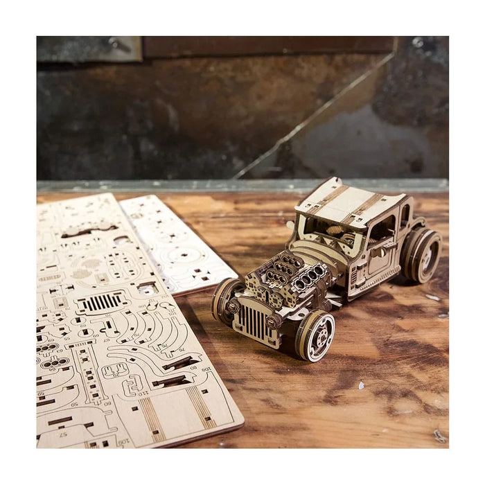 Ugears Hot Rod Furious Mouse - LX2001 - Homewares, Outdoor, Phone Accessories, Cases, Speakers, Headphones + More -