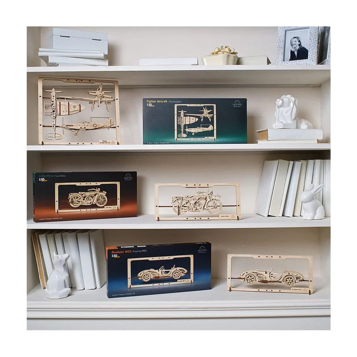 Ugears Indie Moto 2.5D Puzzle - LX2001 - Homewares, Outdoor, Phone Accessories, Cases, Speakers, Headphones + More -