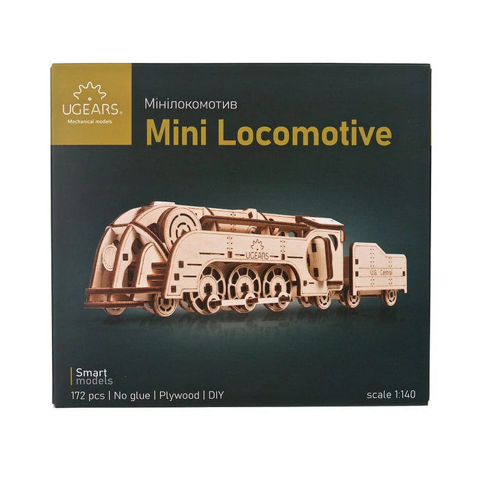 Ugears Mini Locomotive - LX2001 - Homewares, Outdoor, Phone Accessories, Cases, Speakers, Headphones + More -