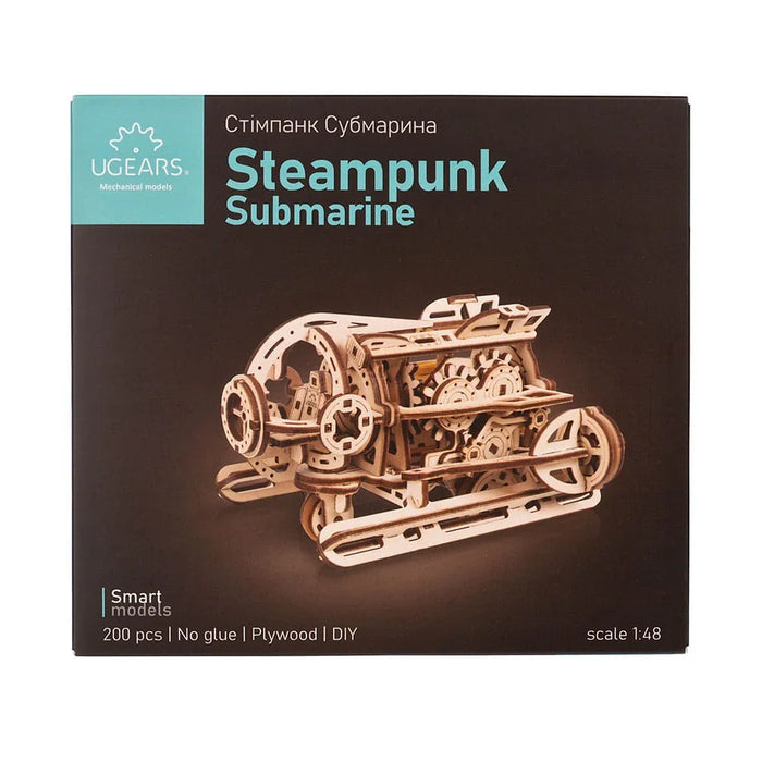 Ugears Steampunk Submarine - LX2001 - Homewares, Outdoor, Phone Accessories, Cases, Speakers, Headphones + More -