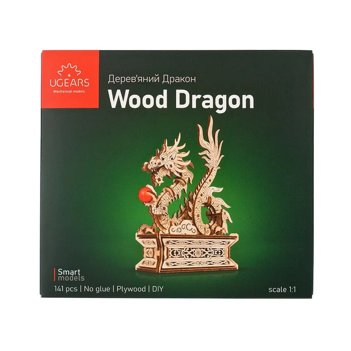 Ugears Wood Dragon - LX2001 - Homewares, Outdoor, Phone Accessories, Cases, Speakers, Headphones + More -
