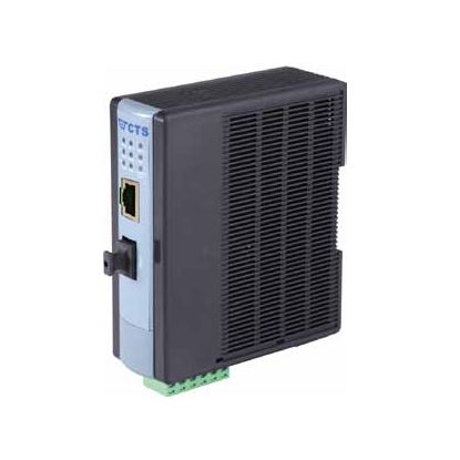 CTS 10/100 RJ45 to 100Base PoE/PSE Fibre MM ST Media Converter. 10/100Base-TX to