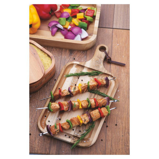 Tramontina Cutting Board with handle, Teak wood 460x230mm