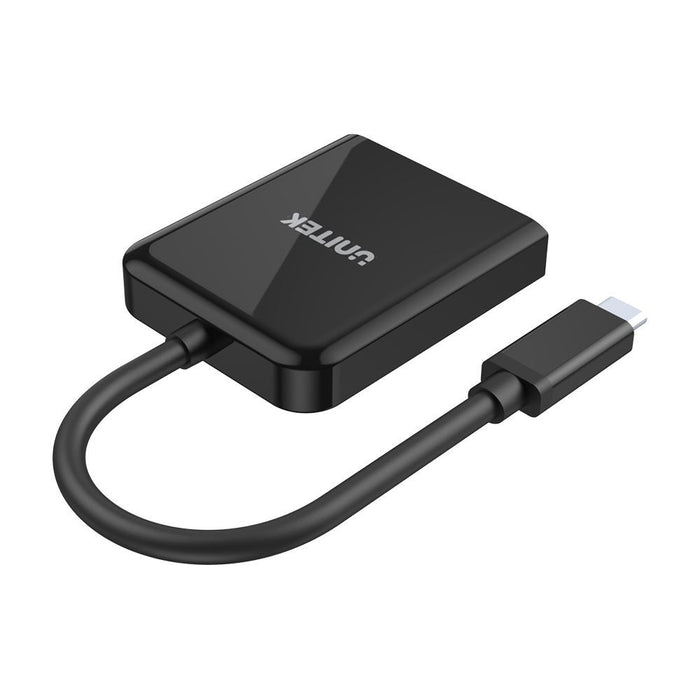 UNITEK 4K USB-C to Dual HDMI Adapter with MST. Supports 4K@60Hz HDCP 2.2. Bus-po
