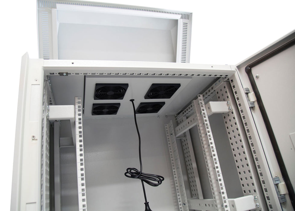 27RU Outdoor FreeStanding Cabinet. (800 x 800 x 27U) IP45 Rated