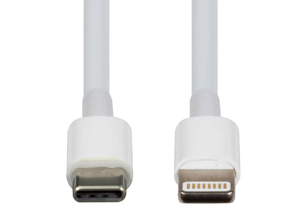 DYNAMIX 2m USB-C to Lightning Charge & Sync Cable. For Apple iPhone, iPad, iPad - Overcharge/Short Curcuit Protection