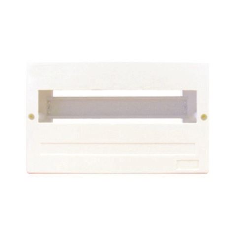 TRADESAVE Surface Mounted DIN Rail Enclosure; 12 pole; Moulded base with 35mm DI
