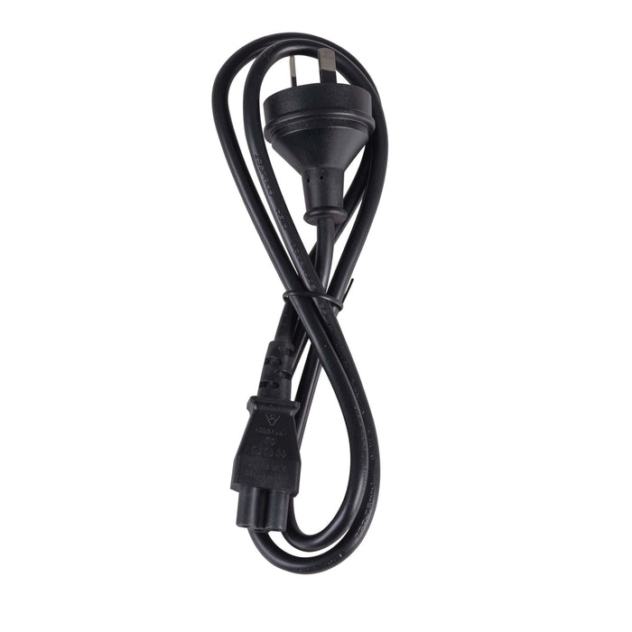DYNAMIX 2M 3-Pin to C5 Clover Shaped Female Connector 7.5A. SAA approved Power C