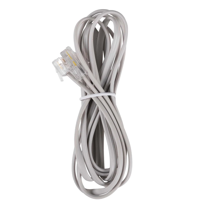 DYNAMIX 2m RJ12 to RJ45 Cable - 4C All pins connected crossed, Colour Grey - LX2001 - Homewares, Outdoor, Phone Accessories, Cases, Speakers, Headphones + More -