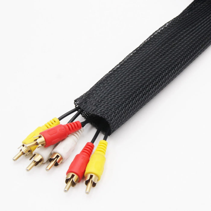 DYNAMIX 20m Flexible Polyester Cable Sock. Elastic to fit most Cable types. 20m - LX2001 - Homewares, Outdoor, Phone Accessories, Cases, Speakers, Headphones + More -