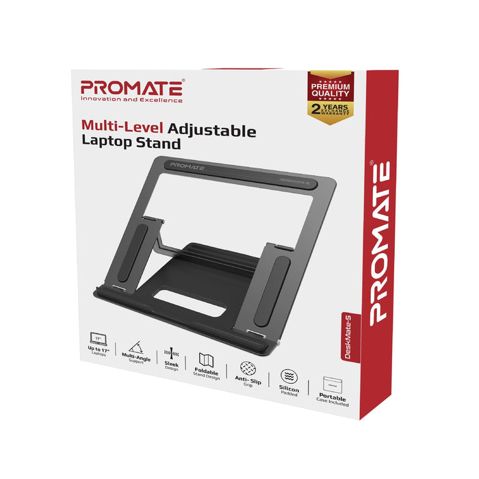 PROMATE Adjustable Laptop Stand Laptops up to 17". Multi Angle Height Adjustable