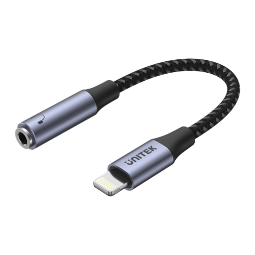 UNITEK Lightning to 3.5mm Headphone Jack Adapter. Support Hi-Fi Audio, Compatibl