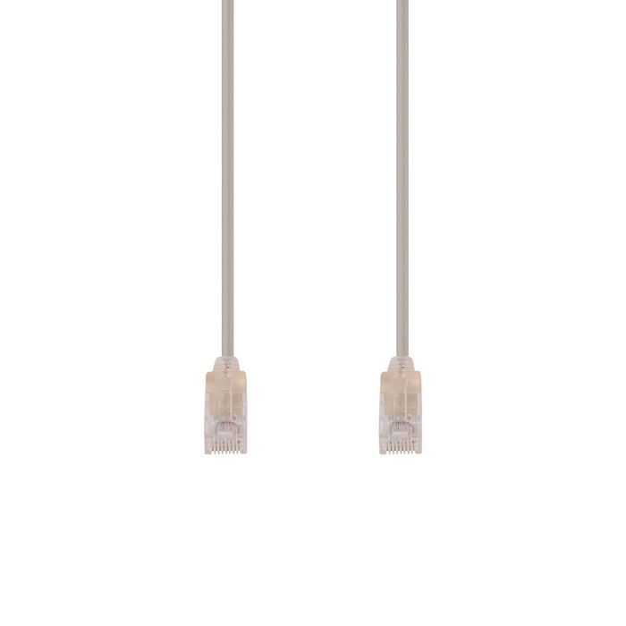 DYNAMIX 0.5m Cat6A 10G Beige UTP LSZH Patch Lead 30AWG 802.3af Unshielded Plug.