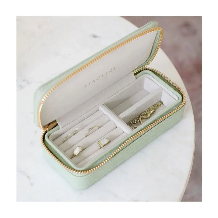 Stackers Travel Jewellery Box Medium Sage Green - LX2001 - Homewares, Outdoor, Phone Accessories, Cases, Speakers, Headphones + More -