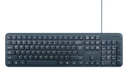 PROMATE Ultra-Slim Wired Keyboard with Angled Kickstand. Dedicated Volume Contro