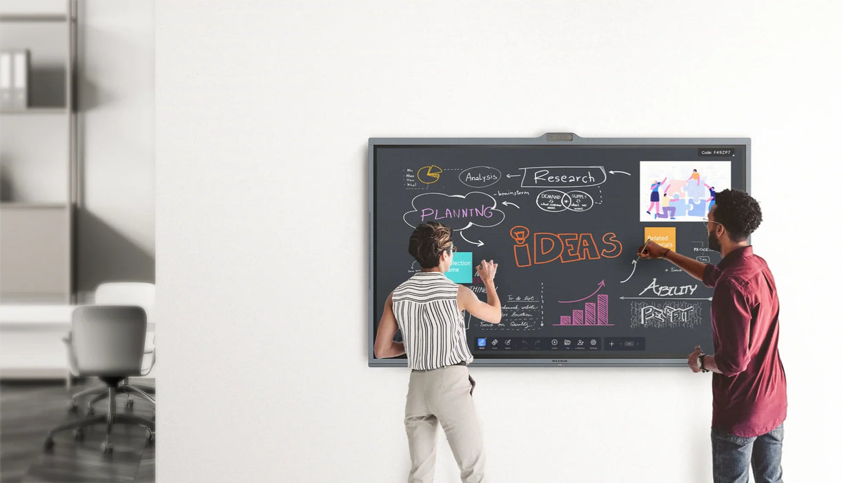 MAXHUB 65" ViewPro Series 4K Interactive Flat Panel Screen. Dual 48MP+8MP Camera - LX2001 - Homewares, Outdoor, Phone Accessories, Cases, Speakers, Headphones + More -