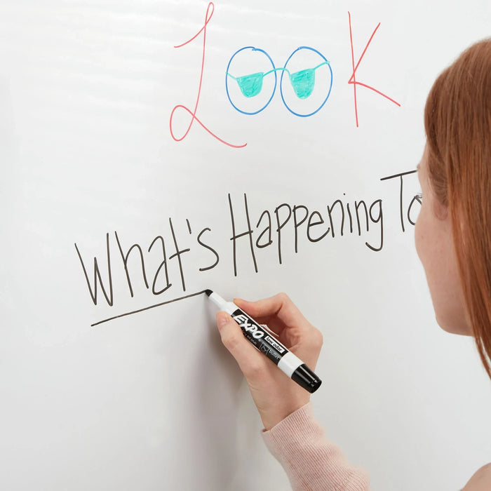 EXPO Dry Erase Markers Bullet Marker 12-Pack. Black Colour. Bright, Vivid, Non-t - LX2001 - Homewares, Outdoor, Phone Accessories, Cases, Speakers, Headphones + More -