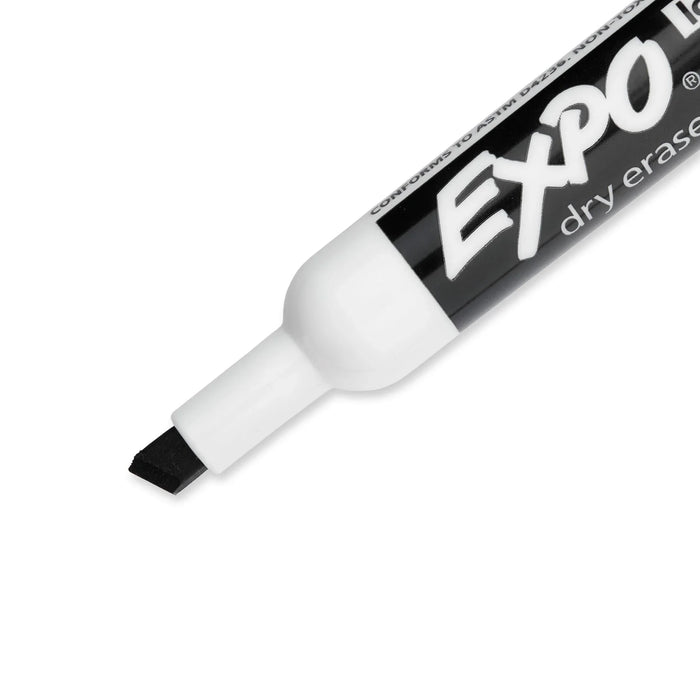 EXPO Dry Erase Markers Chisel Tip. 12-Pack. Black Colour. Bright, Vivid, Non-tox - LX2001 - Homewares, Outdoor, Phone Accessories, Cases, Speakers, Headphones + More -