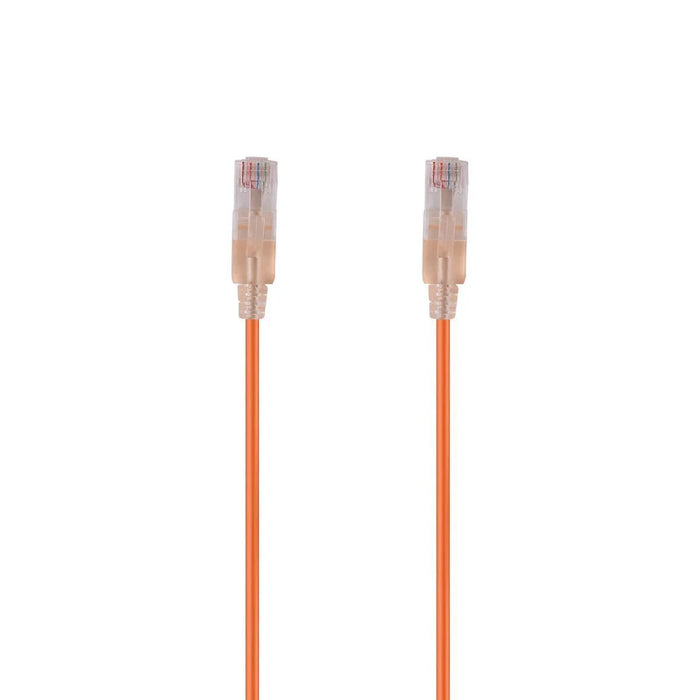 DYNAMIX 0.5m Cat6A 10G Orange Ultra-Slim Component Level UTP Patch Lead (30AWG) - LX2001 - Homewares, Outdoor, Phone Accessories, Cases, Speakers, Headphones + More -