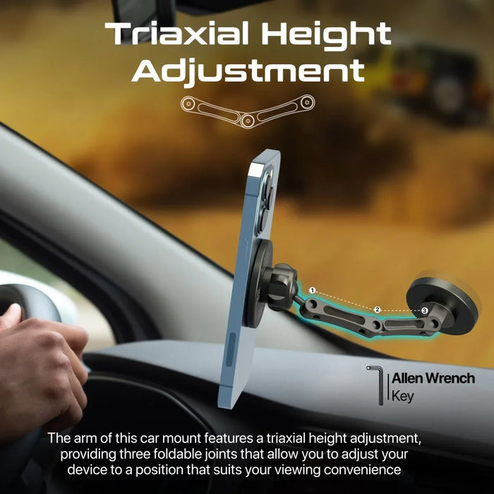 PROMATE SecureGrip 360 Cradleless Magnetic Smartphone Holder. Designed for Dashb - LX2001 - Homewares, Outdoor, Phone Accessories, Cases, Speakers, Headphones + More -