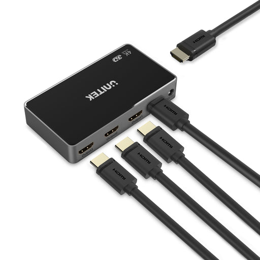 UNITEK 1-In-4-Out 4K HDMI 1.4 Splitter. Supports up to 4K@30Hz (UHD) resolution