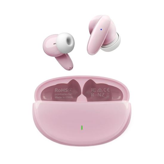 PROMATE In-Ear HD Bluetooth Earbud with Intellitouch & 230mAh Charging Case. Erg