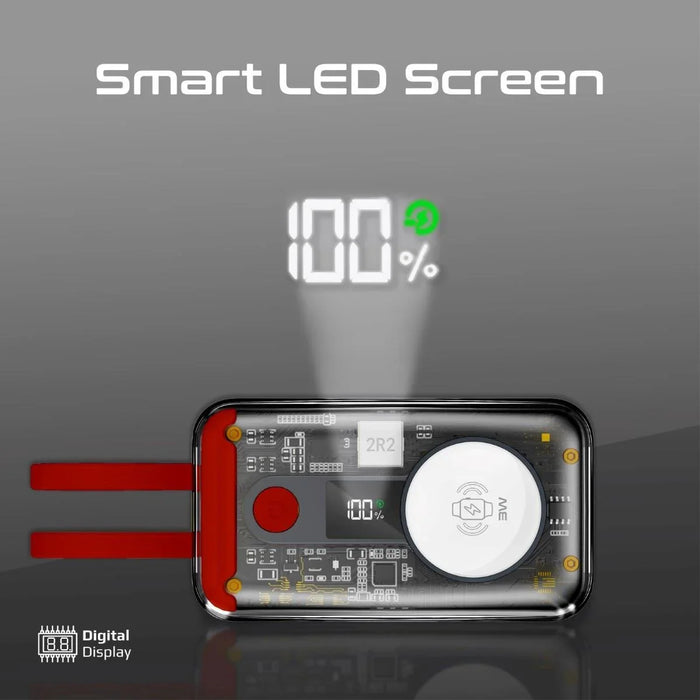 PROMATE 10000mAh 4-in-1 Smartphone & Apple Watch Charging Power Bank with USB-C - LX2001 - Homewares, Outdoor, Phone Accessories, Cases, Speakers, Headphones + More -