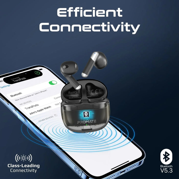 PROMATE In-Ear HD Bluetooth Earbud with Intellitouch & 300mAh Charging Case. Erg - LX2001 - Homewares, Outdoor, Phone Accessories, Cases, Speakers, Headphones + More -