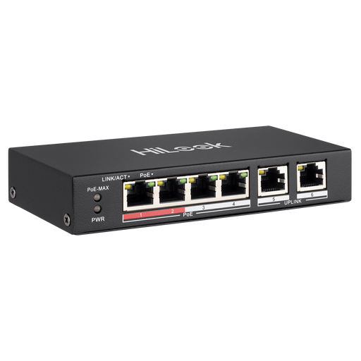 HILOOK 4 Port 10/100 Fast Ethernet Unmanaged POE Switch with 35W 4x 100Mbps PoE - LX2001 - Homewares, Outdoor, Phone Accessories, Cases, Speakers, Headphones + More -