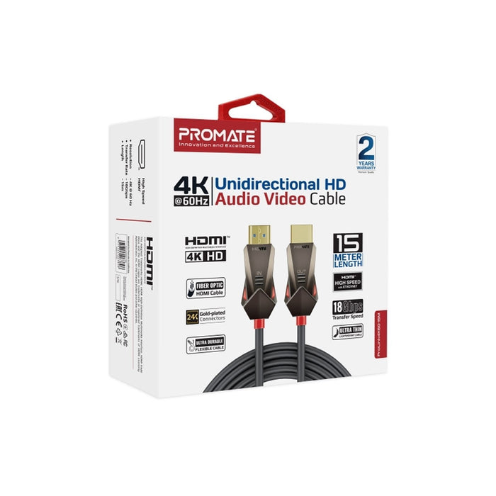 PROLINK4K60-1-5M 1.5m Ultra-High Definition (UHD) 2.0 HDMI Cable. Supports 4K@60Hz (4096x2160).