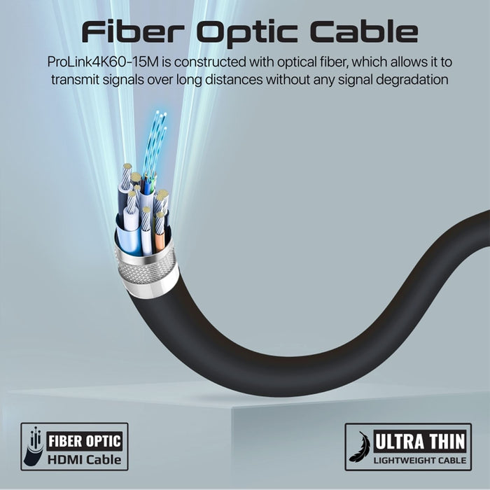 PROLINK4K60-1-5M 1.5m Ultra-High Definition (UHD) 2.0 HDMI Cable. Supports 4K@60Hz (4096x2160).