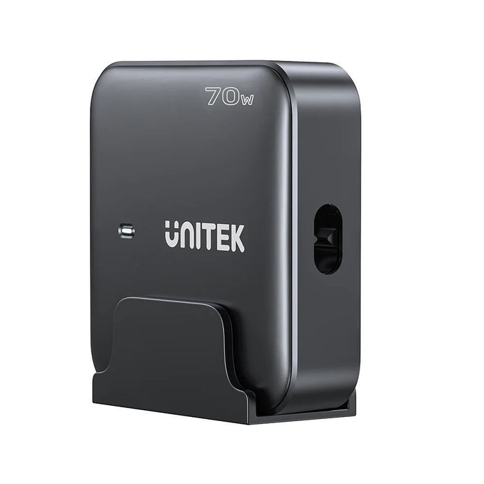 UNITEK 70W Desktop GaN Charging Station with 2x USB-C PD Ports & 2x USB-A QC3.0
