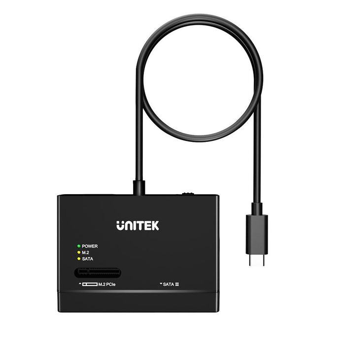 UNITEK NVMe M.2 SSD Enclosure Adapter with 100cm Cable. Supports M Key In Any Si