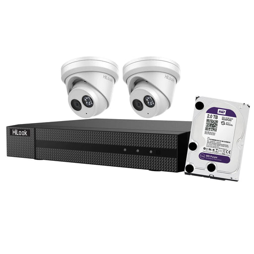 HILOOK 6MP 4-Channel Surveillance Camera Kit with 2TB HDD. Includes 2x IPC-T261H - LX2001 - Homewares, Outdoor, Phone Accessories, Cases, Speakers, Headphones + More -