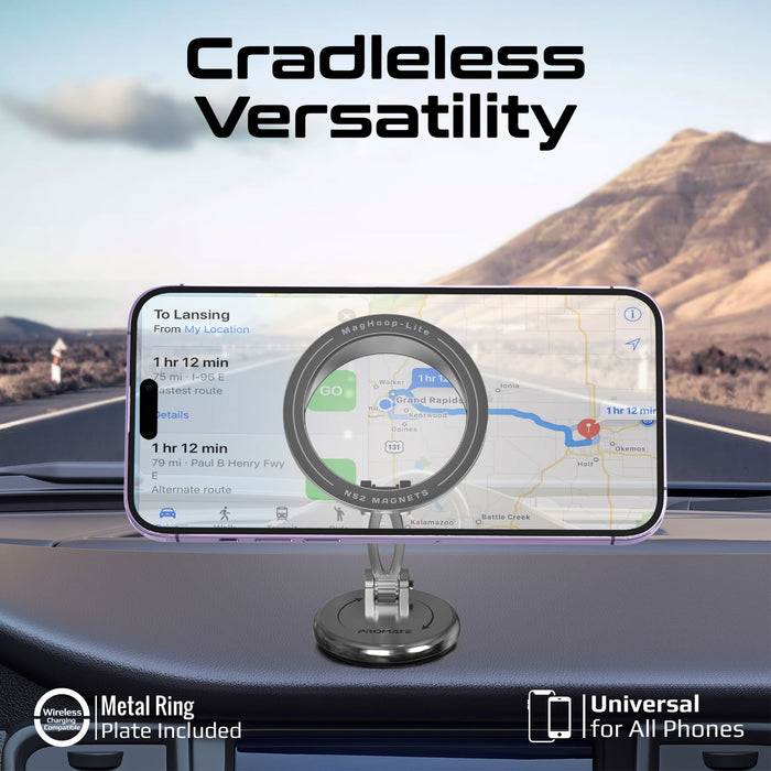 PROMATE 360 Cradeless MagSafe Height Adjustable Magnetic Smartphone Mount. Inclu