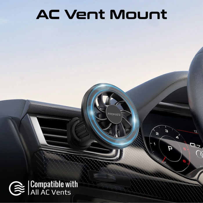 PROMATE MagGrip Cradleless AC Vent Magnetic Smartphone Mount. Includes Metal Rin - LX2001 - Homewares, Outdoor, Phone Accessories, Cases, Speakers, Headphones + More -