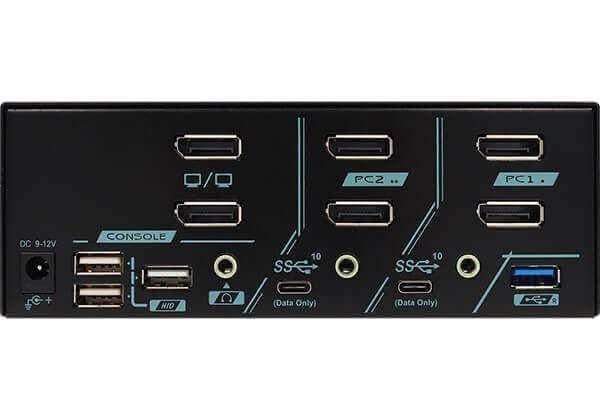 REXTRON 2 Ports Dual Monitor 8K DisplayPort 1.4 KVM Switch With USB 3.2 Gen 2, A - LX2001 - Homewares, Outdoor, Phone Accessories, Cases, Speakers, Headphones + More -