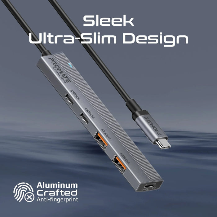 PROMATE 4-in-1 USB Multi-Port Ultra Compact Hub with USB-C Connector. Includes 2 - LX2001 - Homewares, Outdoor, Phone Accessories, Cases, Speakers, Headphones + More -