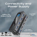 PROMATE KVM Switch with 4x USB-A 3.0 5Gbps Outputs & 4x HDMI UHD 4K@60Hz Ports.