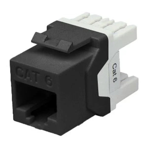DYNAMIX Cat6 UTP Keystone RJ45 Slimline Jack. T568A/B Wiring. 50 micro ...