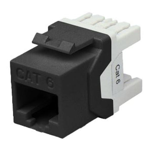DYNAMIX Cat6 UTP Keystone RJ45 Slimline Jack. T568A/B Wiring. 50 micron; 180 Jac