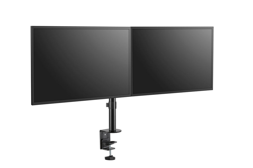 BRATECK 17-32" Dual Monitor Desk Articulating Mount Arm Bracket. Free-Tilting De