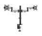 BRATECK 17-32" Dual Monitor Desk Articulating Mount Arm Bracket. Free-Tilting De
