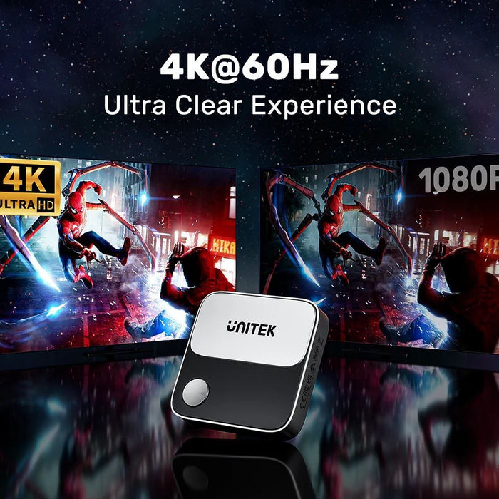 UNITEK Wireless Screen Mirroring Device Supporting 4K HD Resolution. Supports An